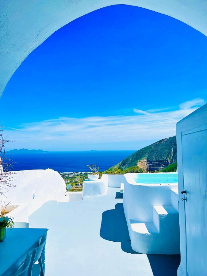 Villa Kastelli88 Santorini Pyrgos Bagian luar foto