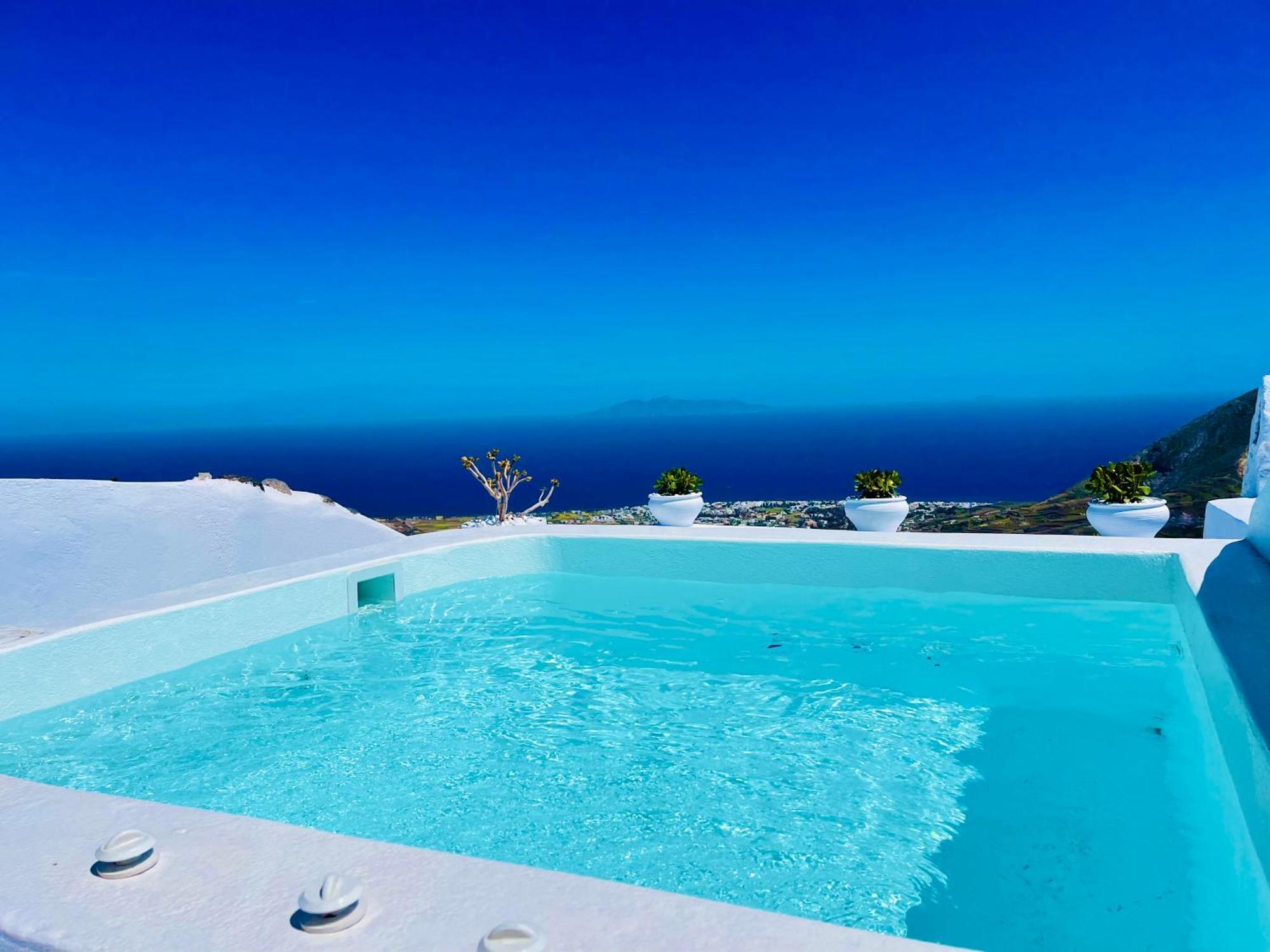 Villa Kastelli88 Santorini Pyrgos Bagian luar foto